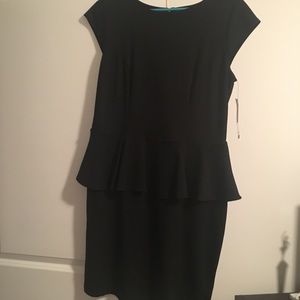 Black Peplum Dress